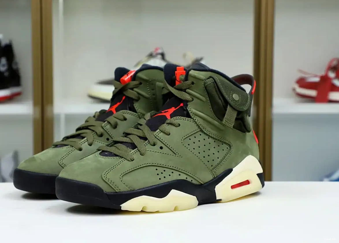 SCOTT TRAVIS AIR X JORDAN RETRO 'OLIVE' 6 0606